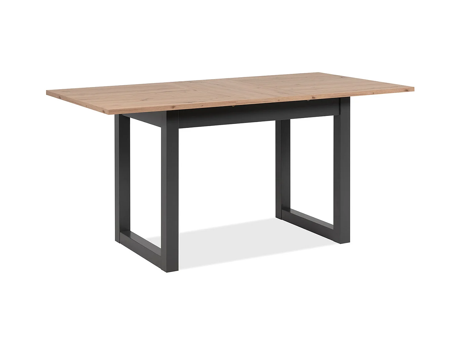 Table à manger 120x80x75 cm naturel anthracite