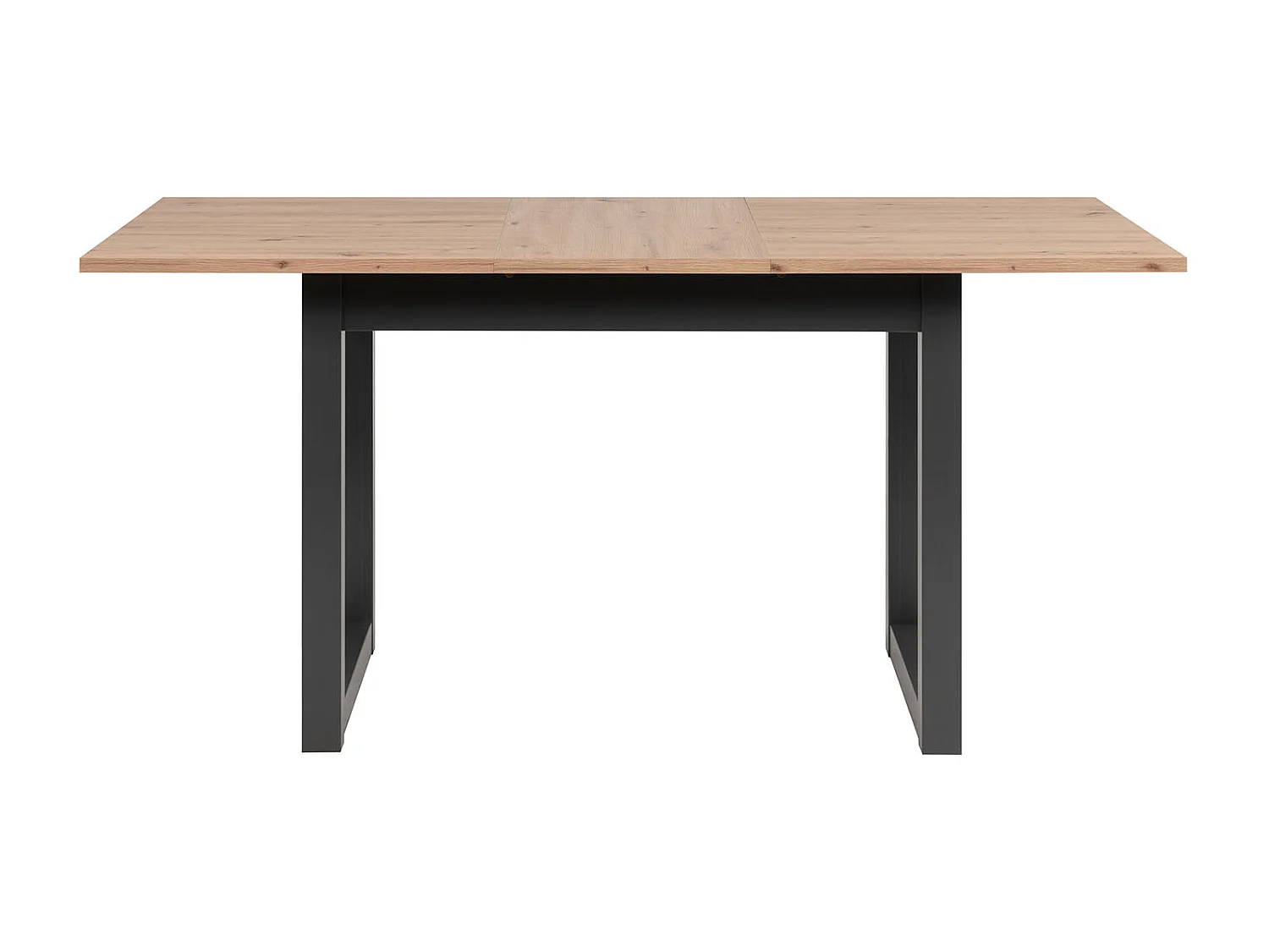 Table à manger 120x80x75 cm naturel anthracite