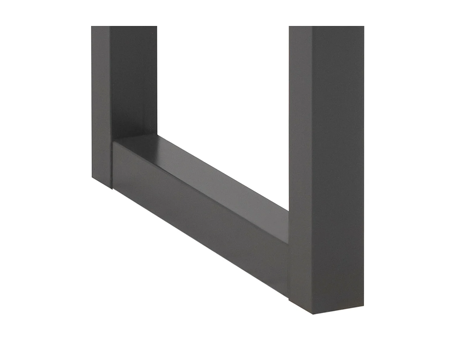 Table à manger 120x80x75 cm naturel anthracite