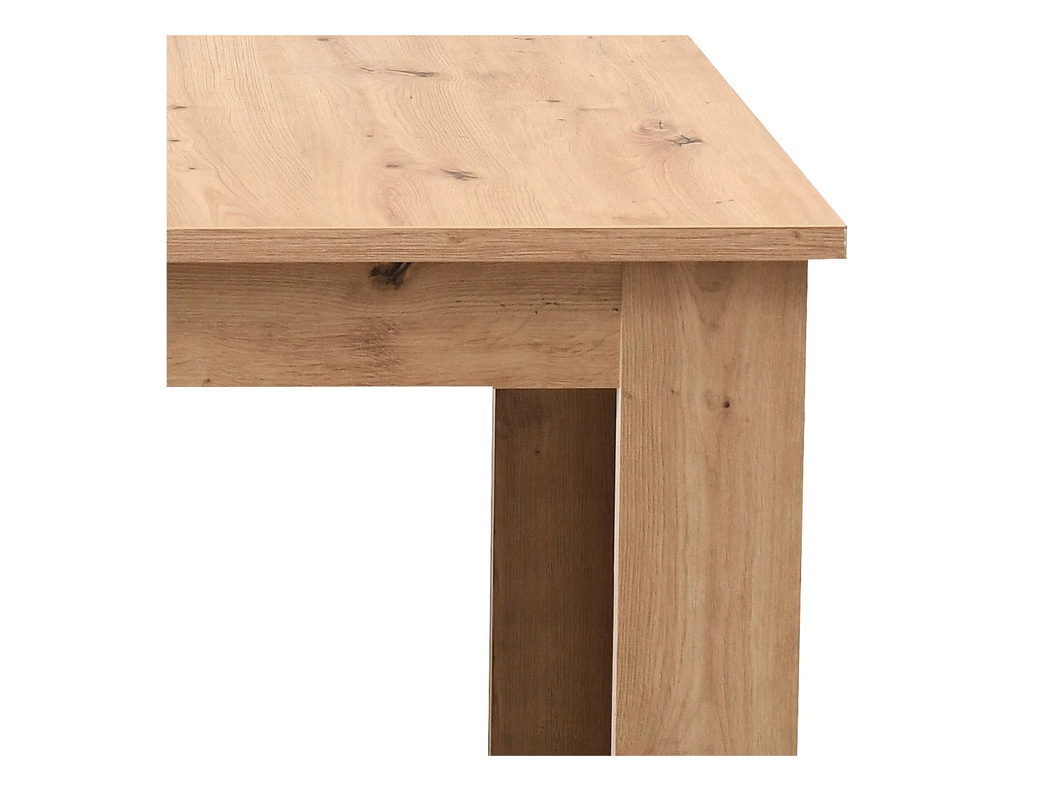 Table à manger 160x90x76 cm chêne naturel