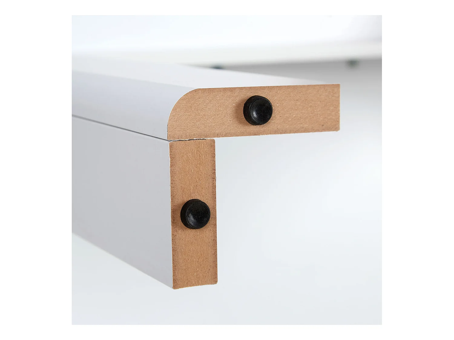 Esstisch 106x106x77 cm weiß rund