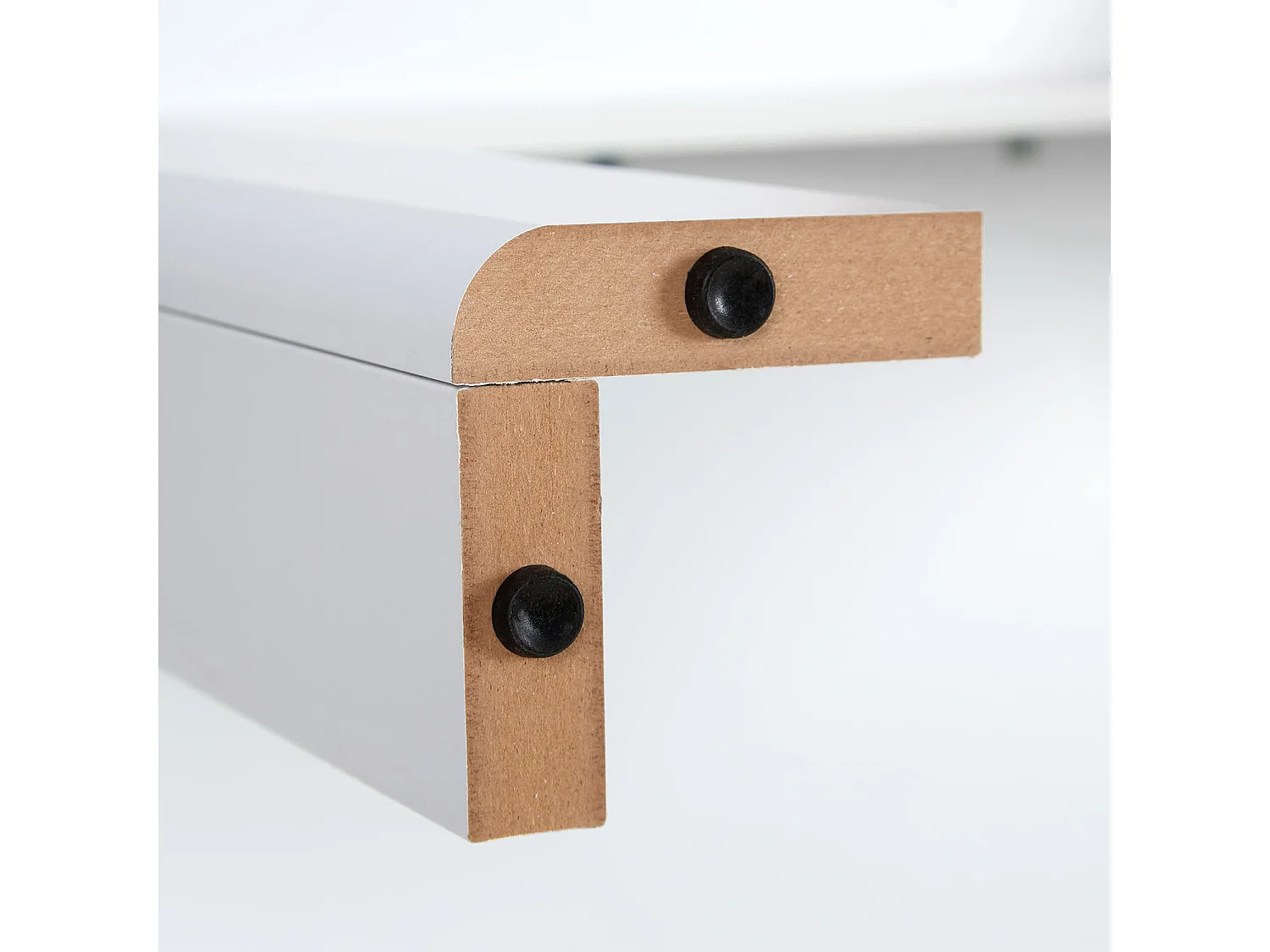 Esstisch 106x106x77 cm weiß rund