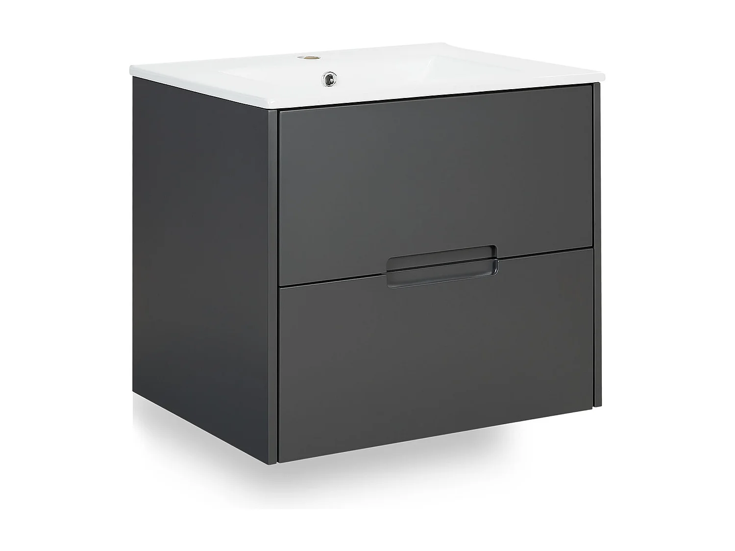 Szafka łazienkowa 61x54x47 cm szara