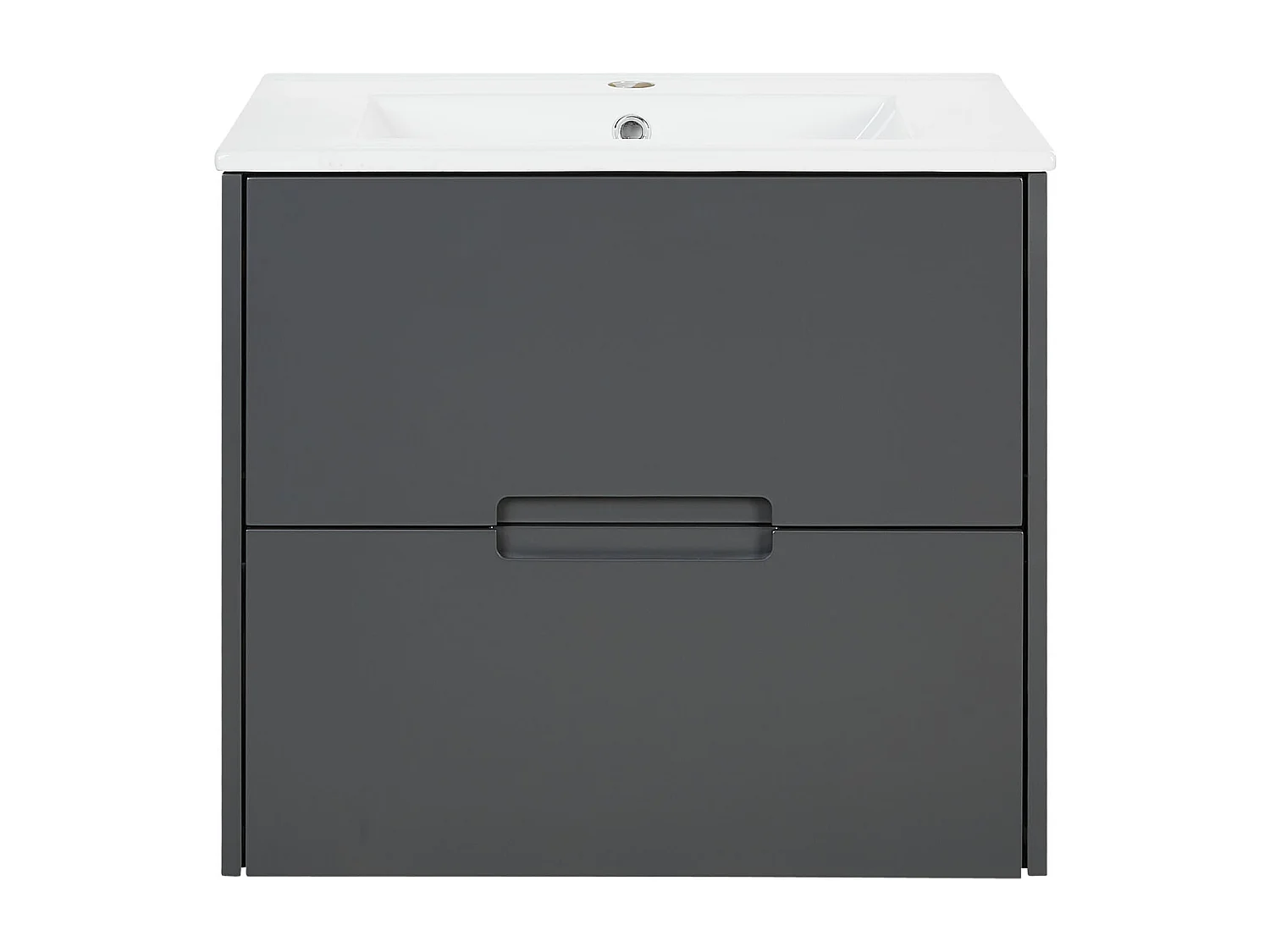 Szafka łazienkowa 61x54x47 cm szara