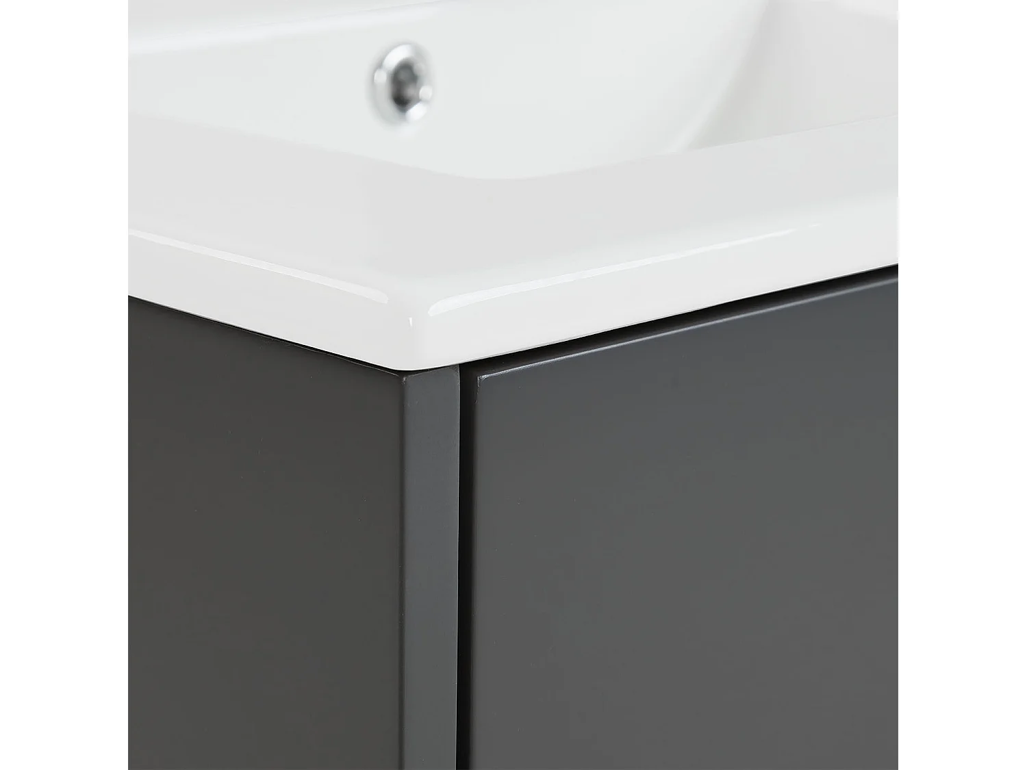 Szafka łazienkowa 61x54x47 cm szara