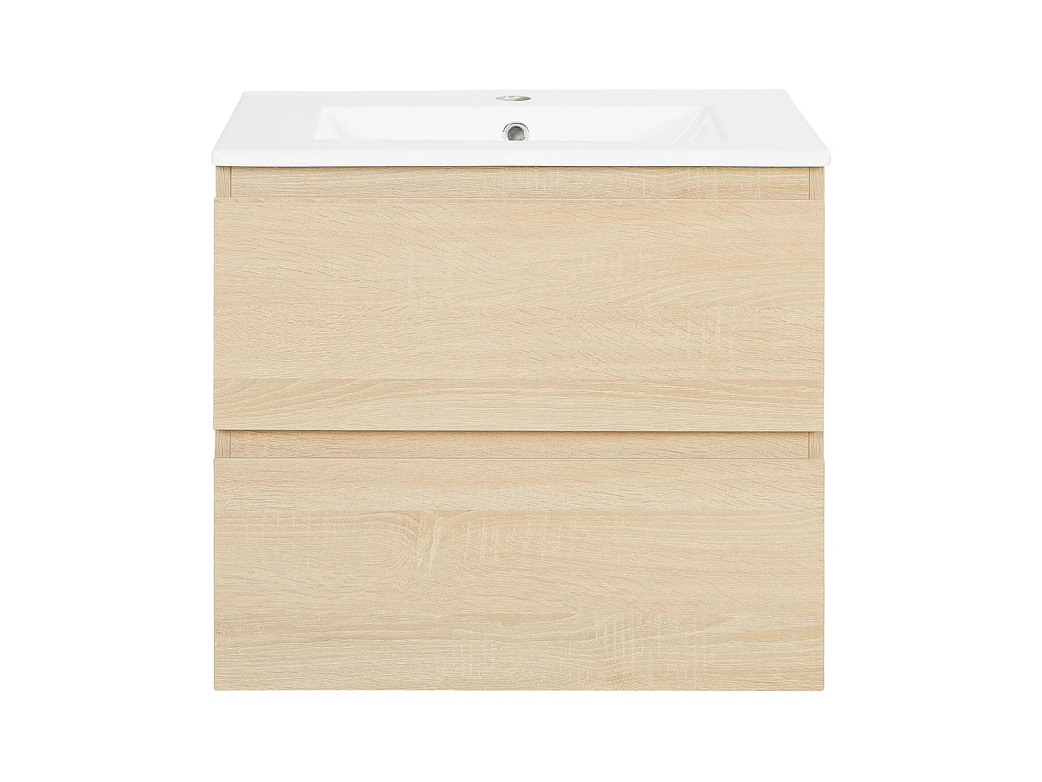 Armoire de salle de bain 61x54x47 cm chêne naturel