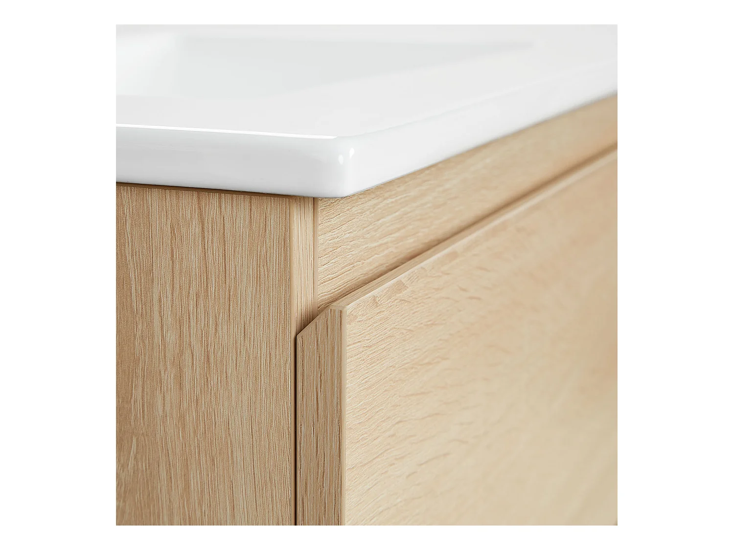 Armoire de salle de bain 61x54x47 cm chêne naturel