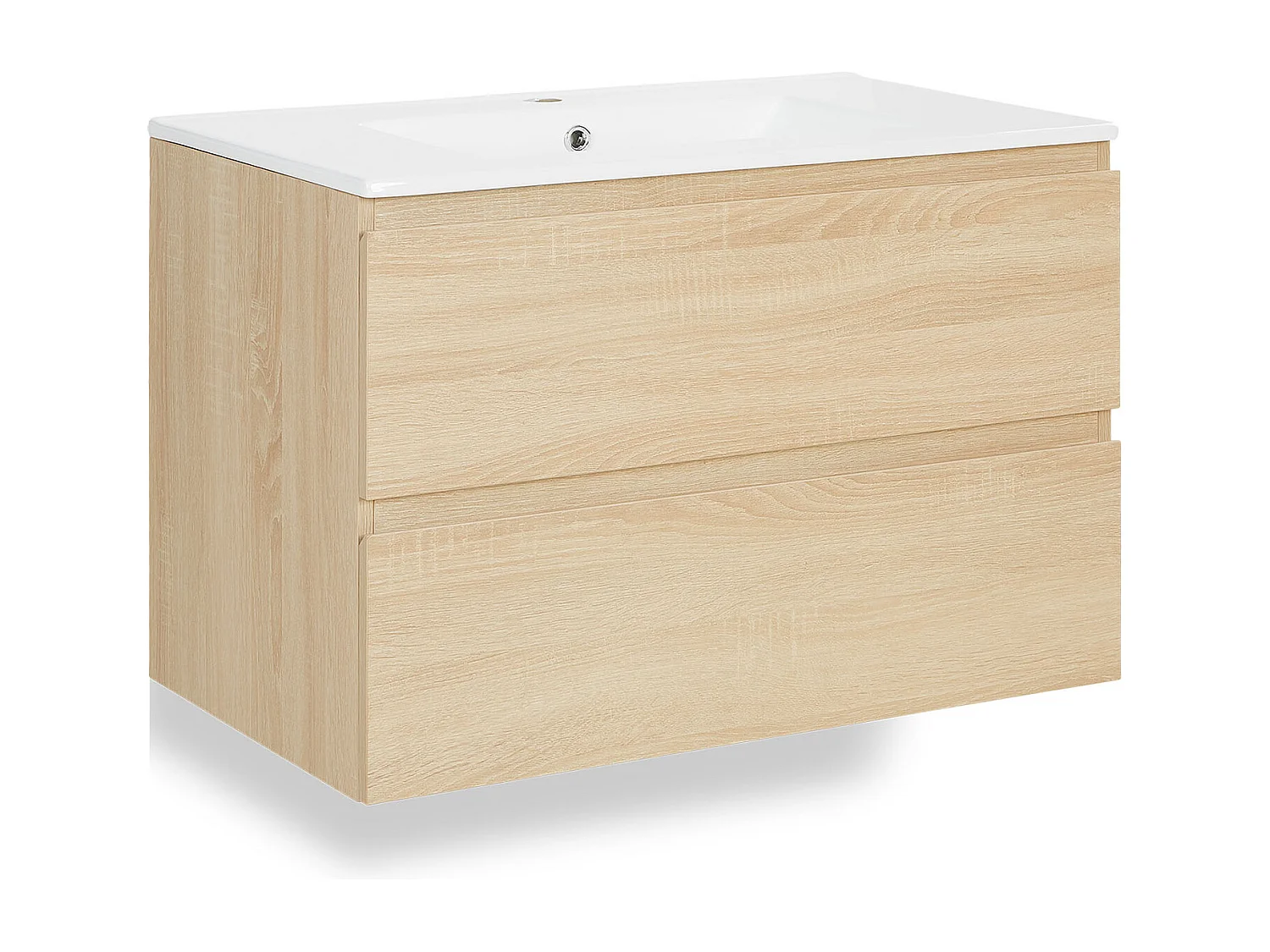 Armario de baño 80,5×54×47 cm Roble natural