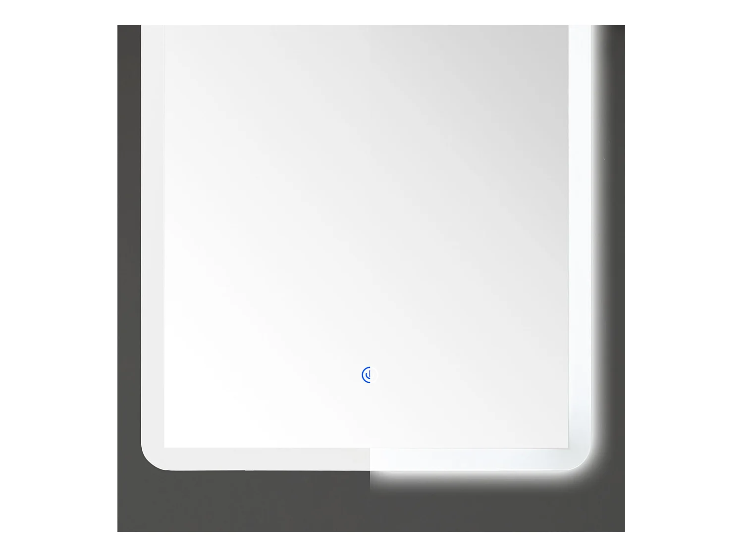 Meuble de salle de bain 61x54x47 cm gris