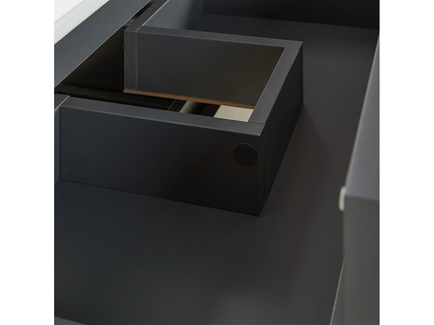 Badkamermeubel 61x54x47 cm grijs