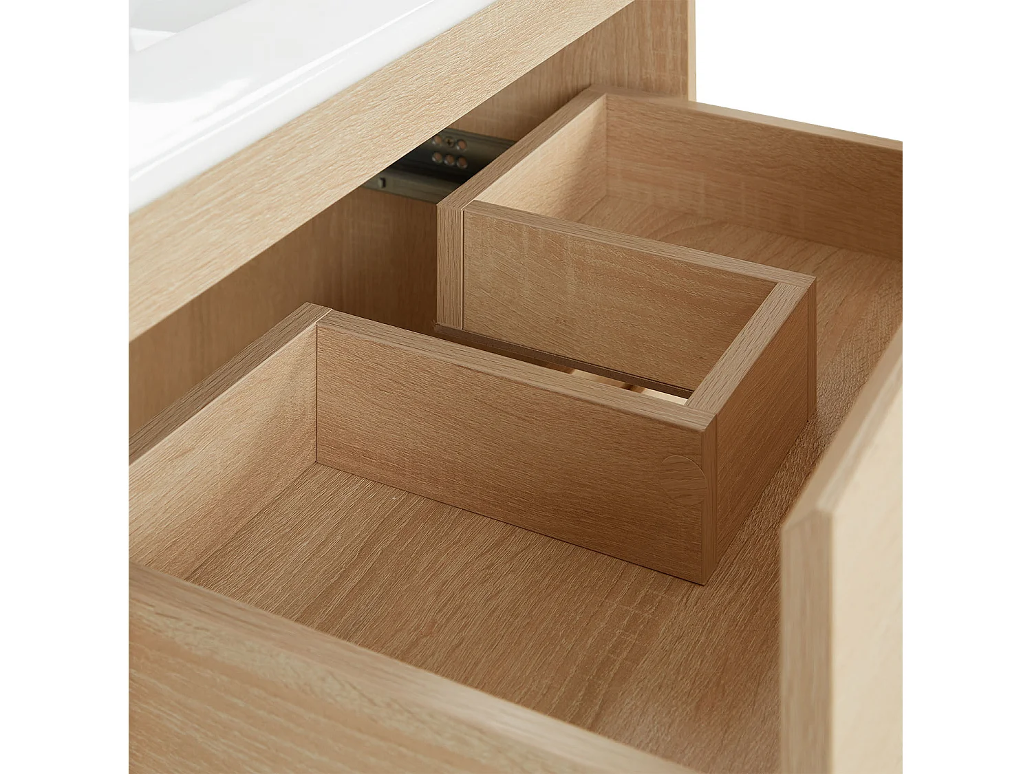 Armário de casa de banho 61x54x47 cm madeira natural Carvalho