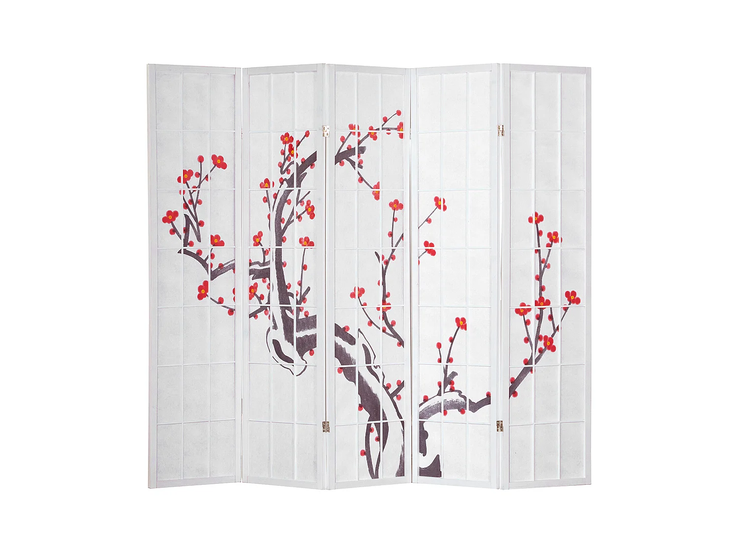 Paravent 179 cm blanc