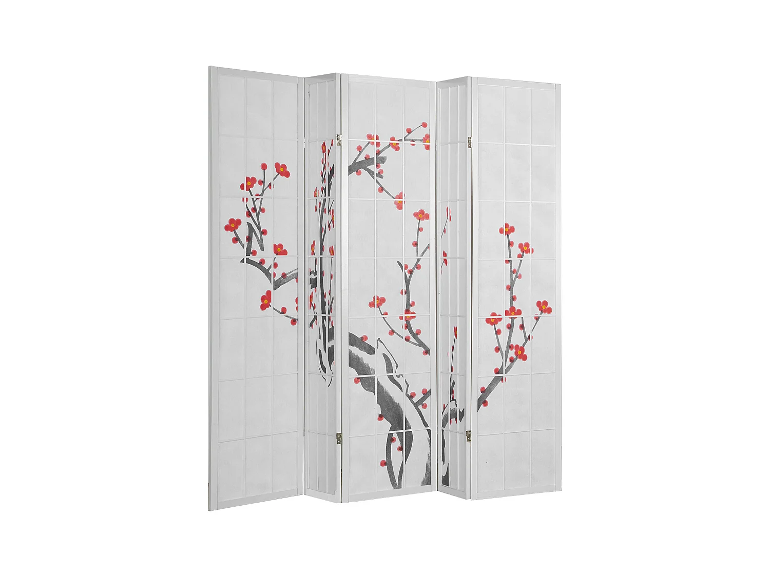 Paravent 179 cm blanc