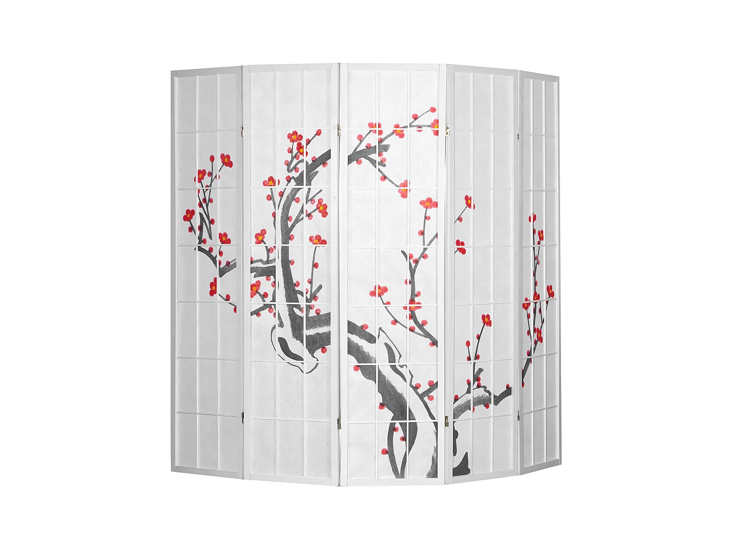 Paravent 179 cm blanc