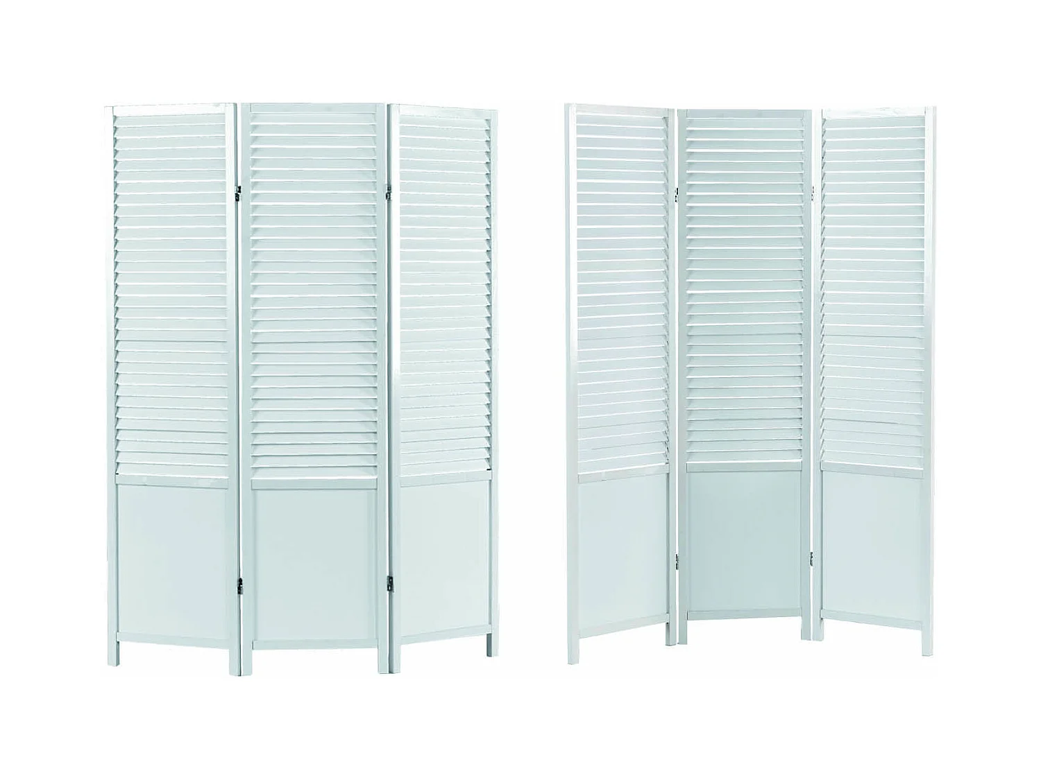 Séparateur de pièce 130x2,2x175 cm blanc Paravent