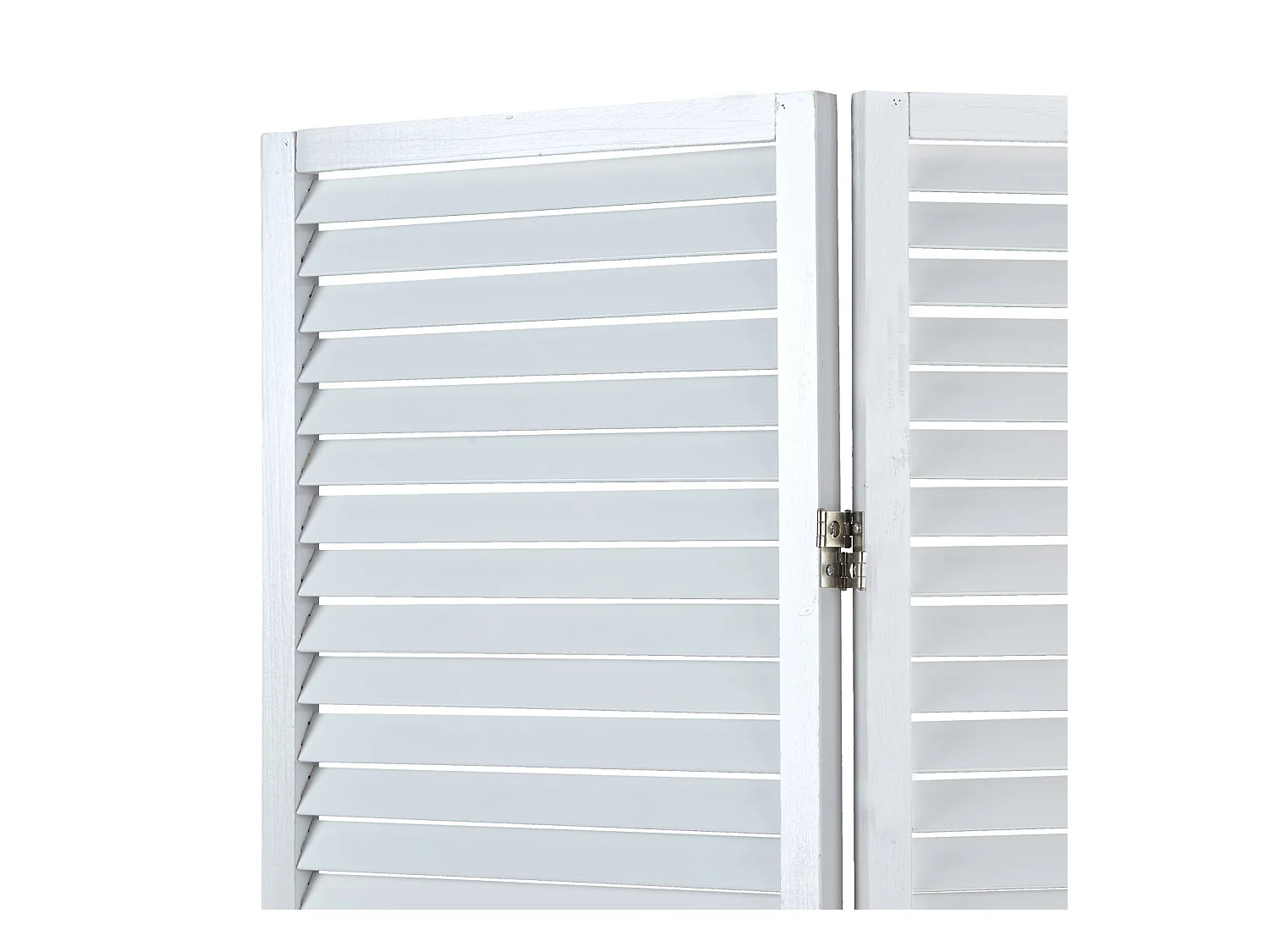 Séparateur de pièce 130x2,2x175 cm blanc Paravent