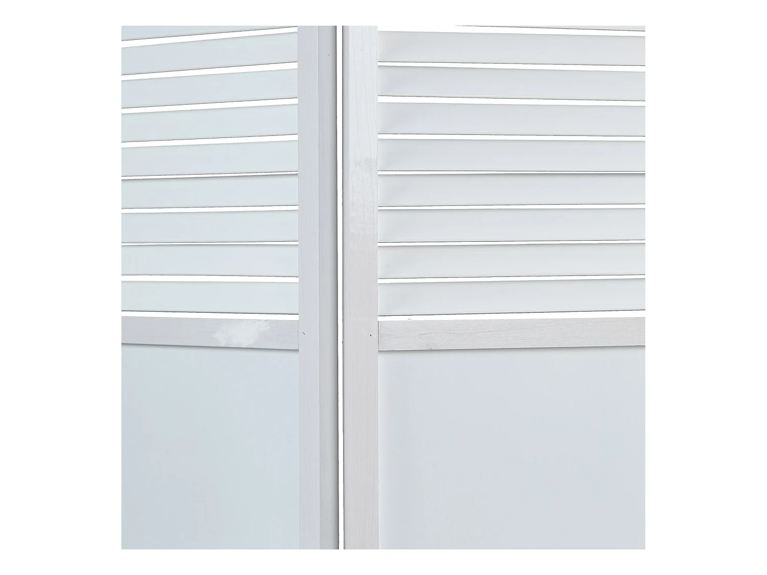 Séparateur de pièce 130x2,2x175 cm blanc Paravent