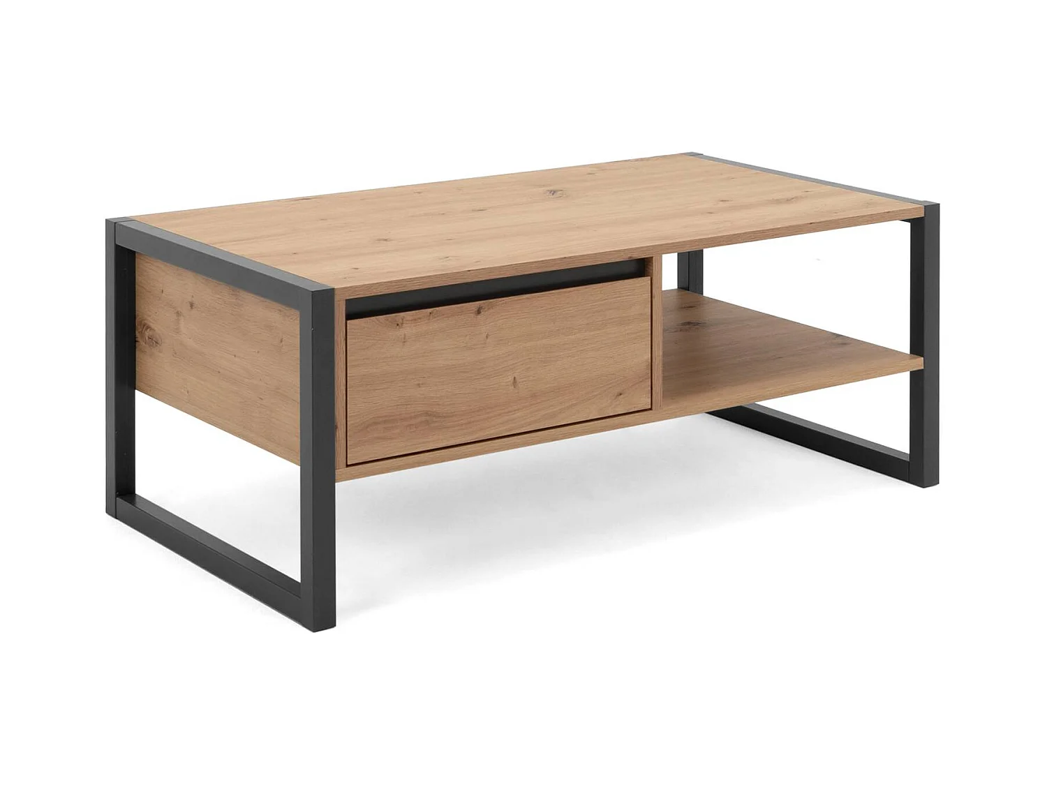 Table basse 100x40x55 cm Gris naturel