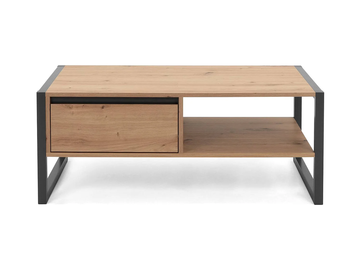 Couchtisch 100x40x55 cm Grau Natur