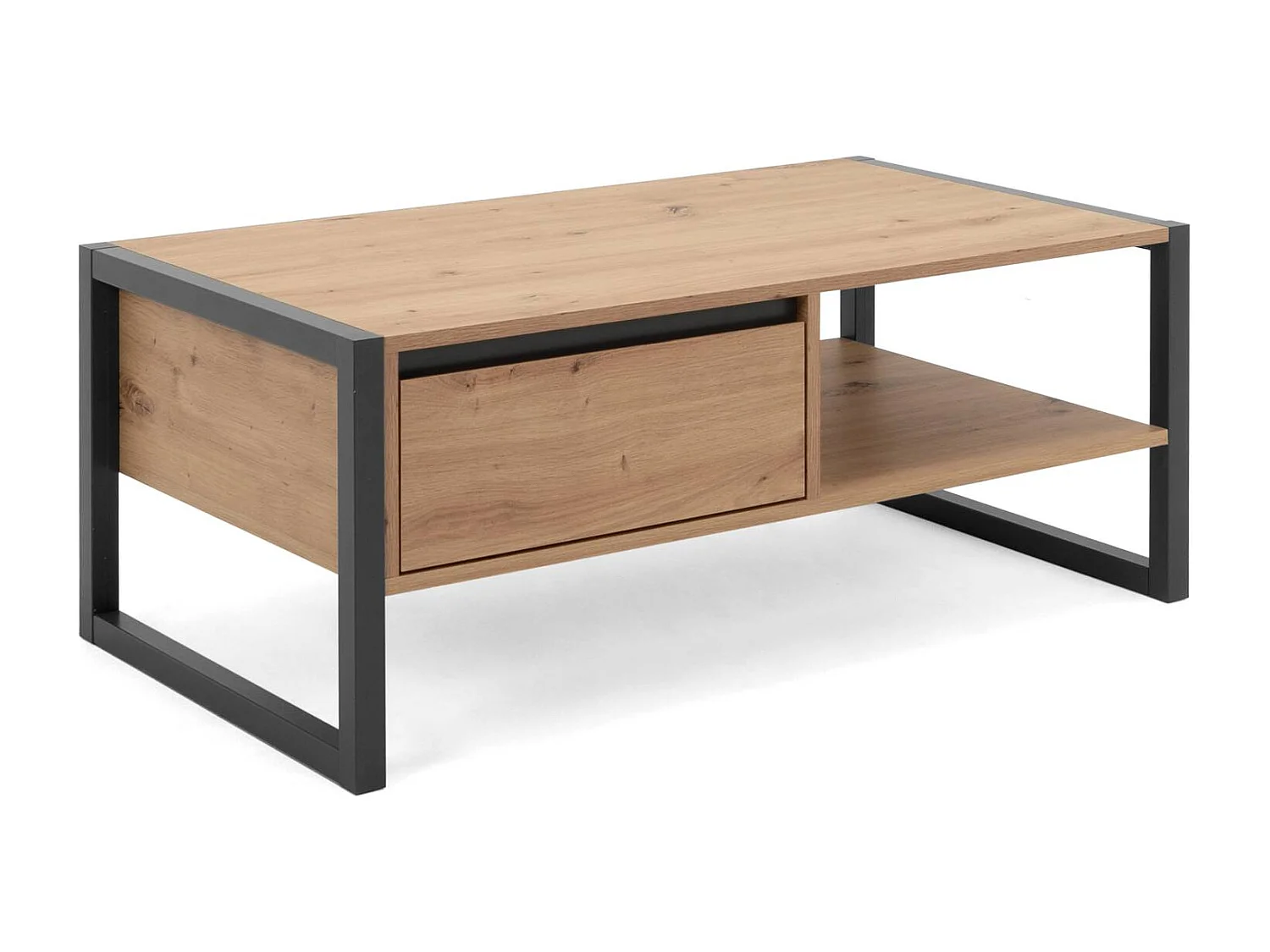 Table basse 100x40x55 cm Gris naturel