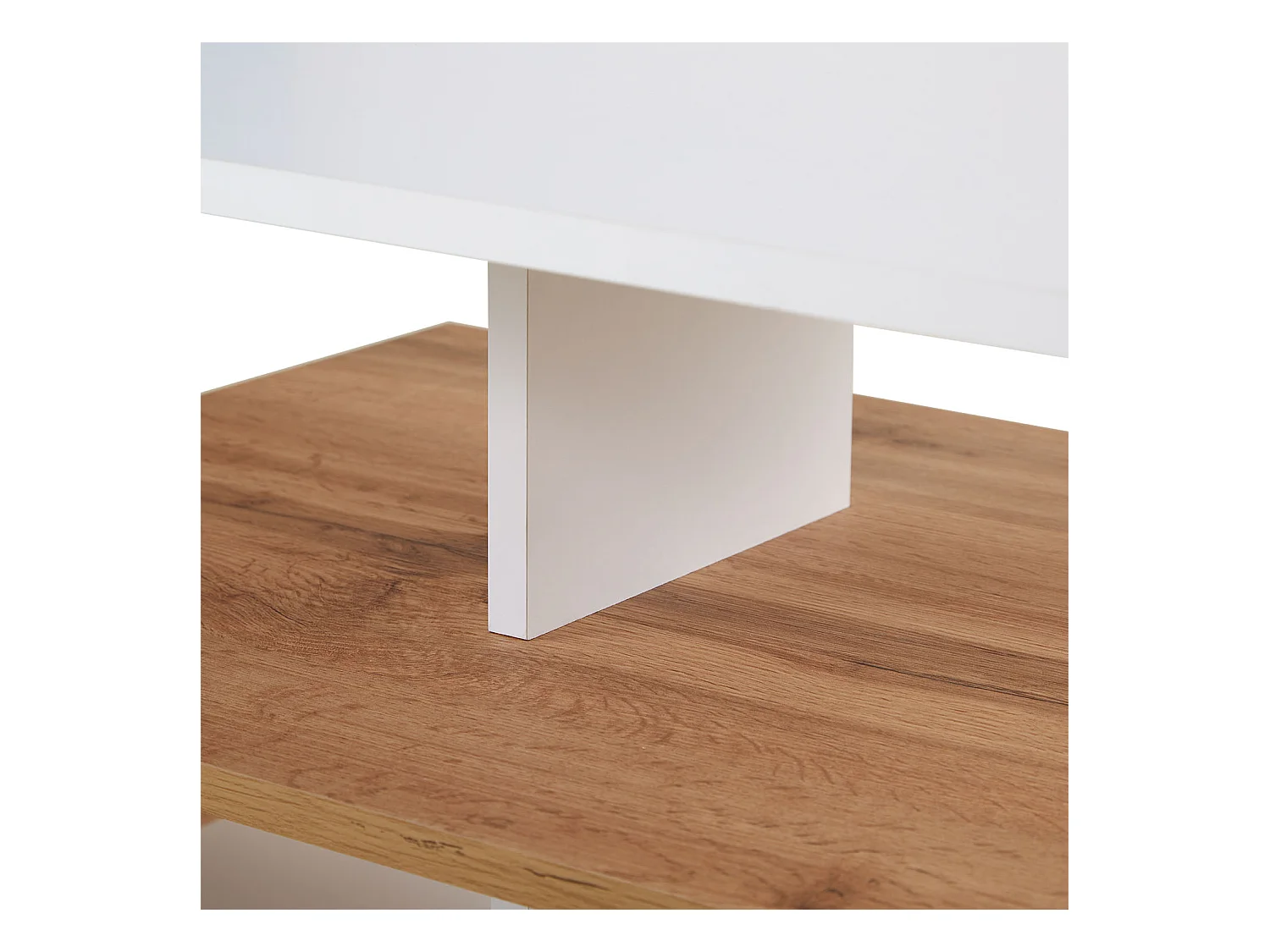 Couchtisch 90x41x50 cm Weißeiche