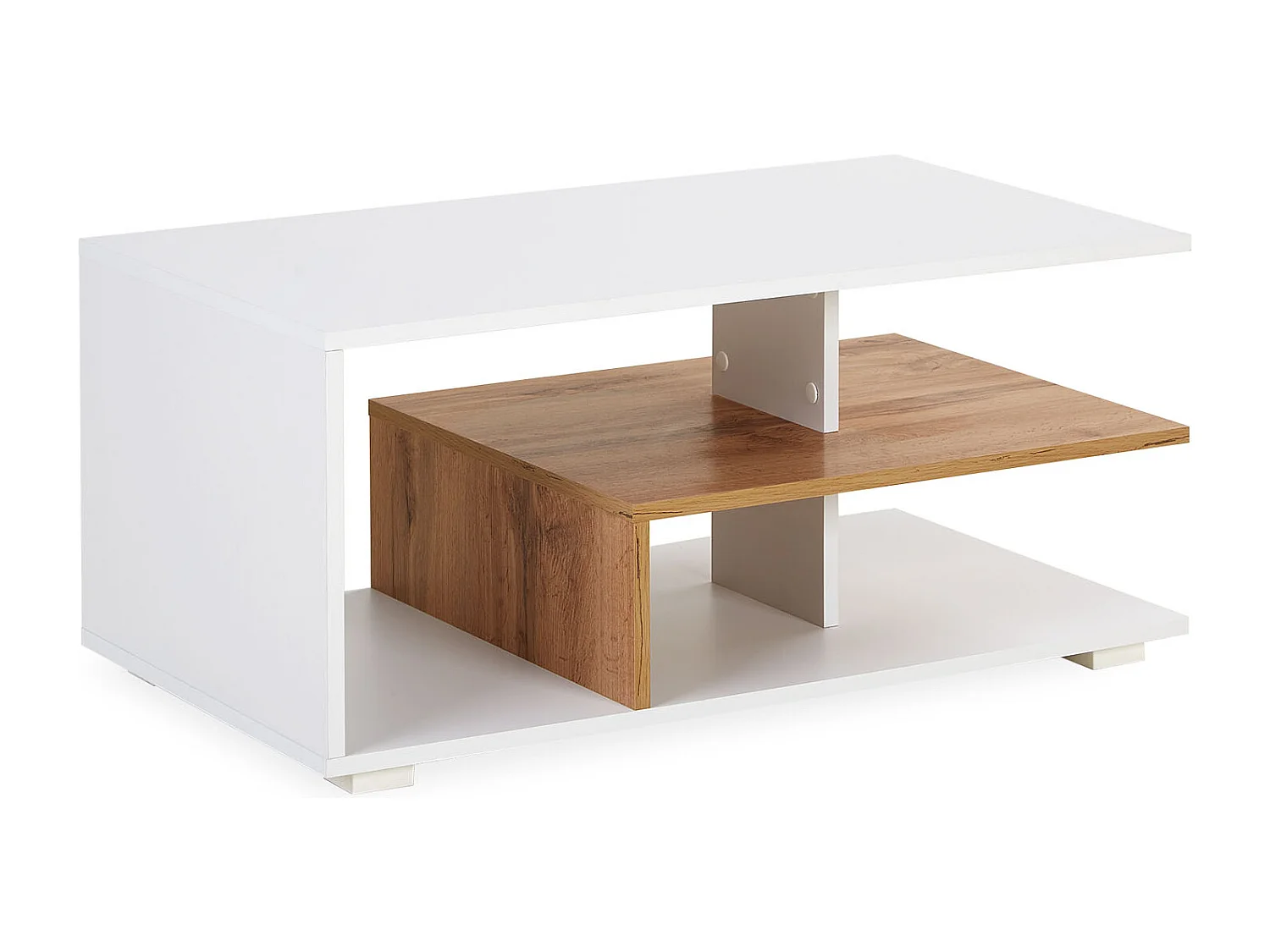 Stolik kawowy 90x41x50 cm Dąb biały