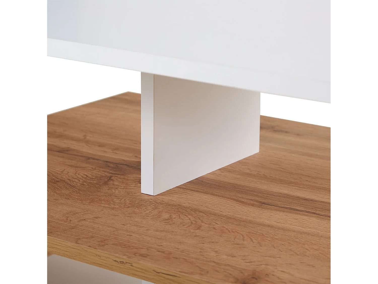 Stolik kawowy 90x41x50 cm Dąb biały