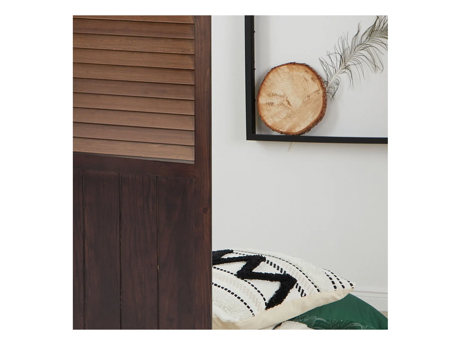 Paravent 120x2x170 cm marron