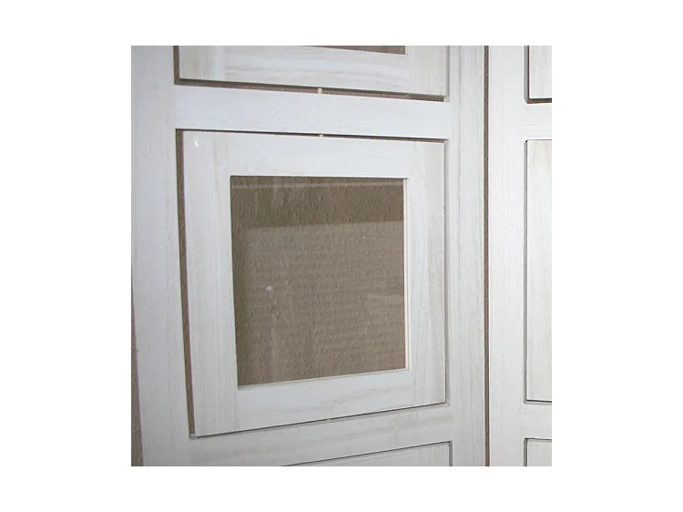 Paravent 161x93x2 cm blanc