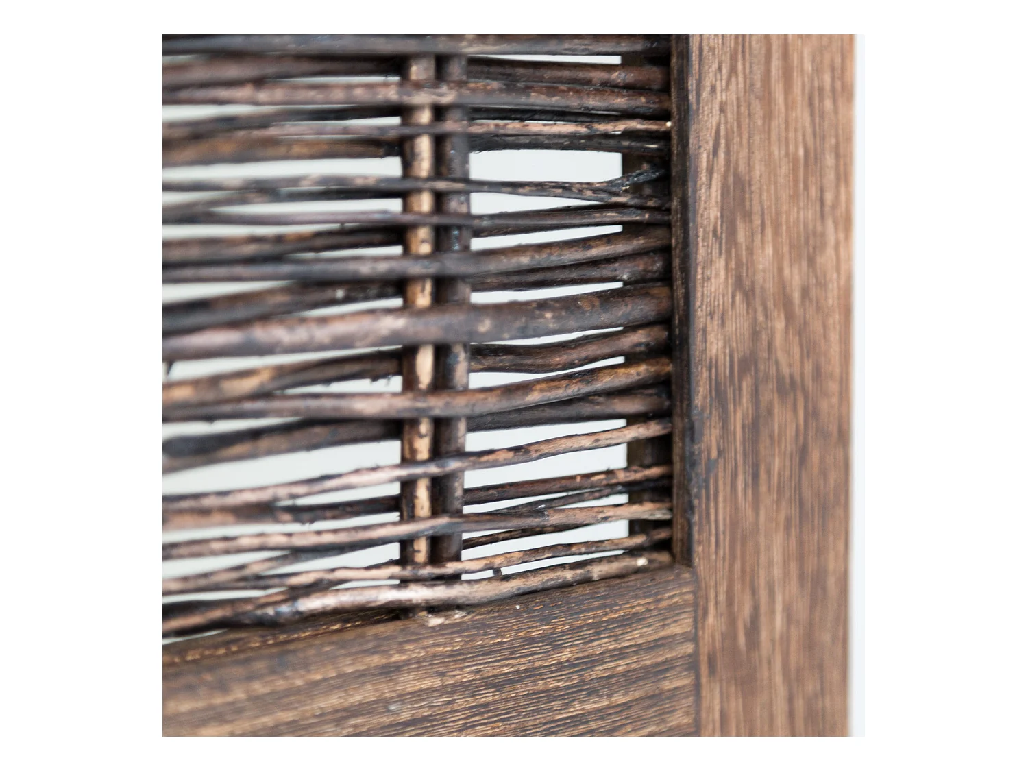 Séparateur de pièce 170x120x2 cm cloison en bois marron