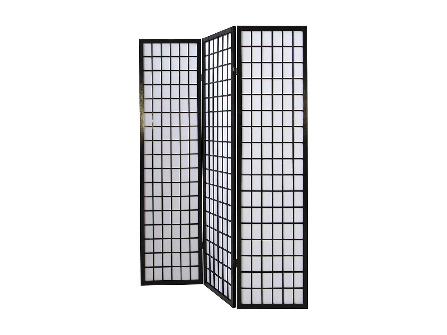 Kamerscheider 175x132x2,2 cm zwart Shoji