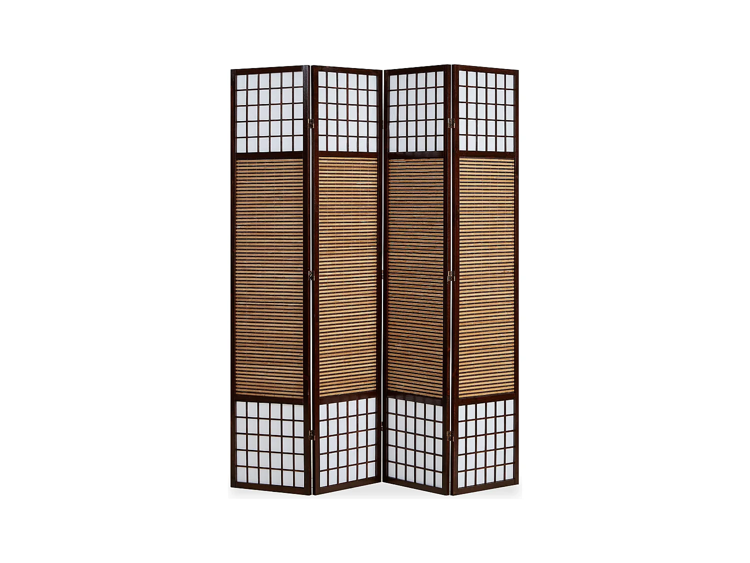 Paravent 160x200x1,8 cm marron