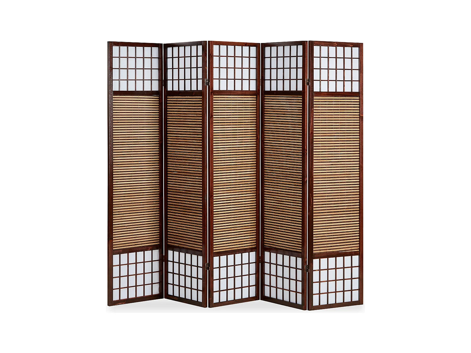 Kamerscheiding 220x2,2x175 cm donkerbruin