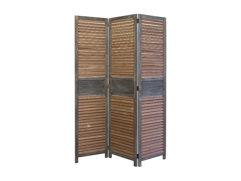 Biombo 120x2x170 cm marrón Paraván