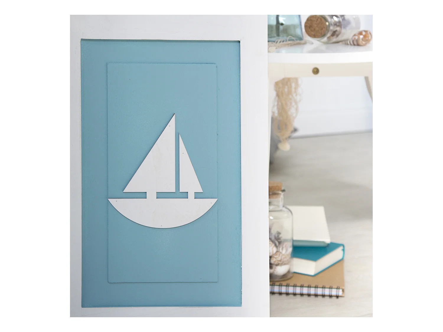 Écran 93x162x1,7 cm blanc