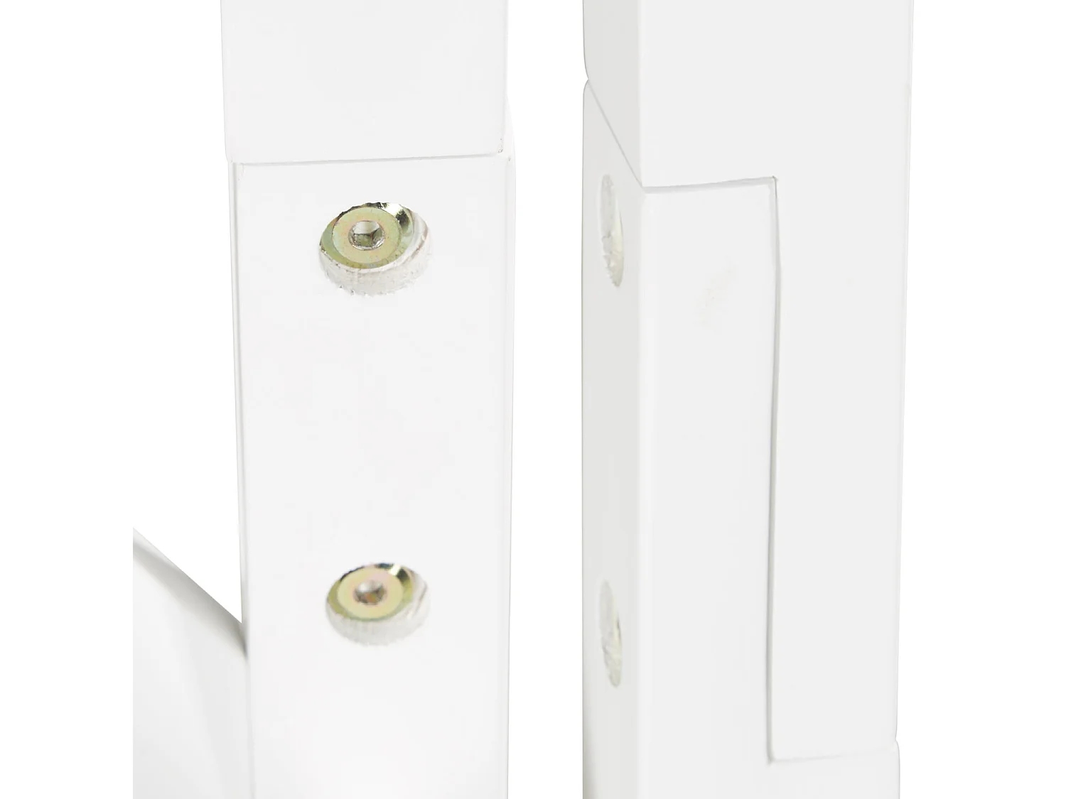 Kapstok 179x40x40 cm wit