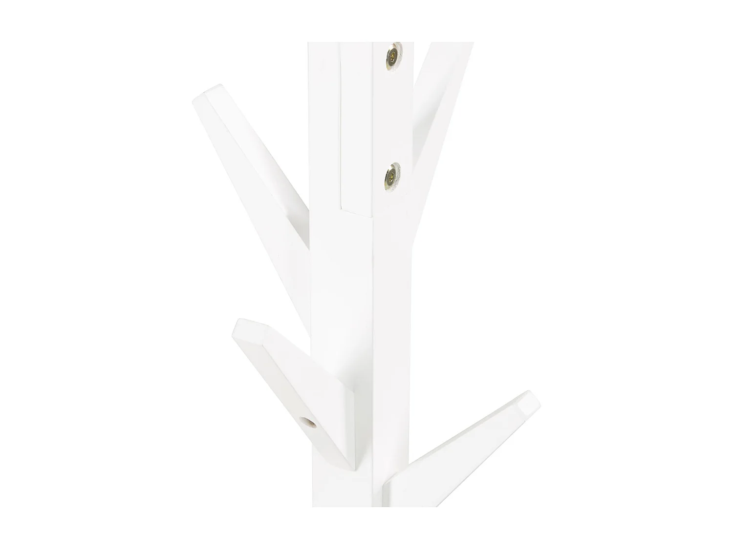 Kapstok 179x40x40 cm wit