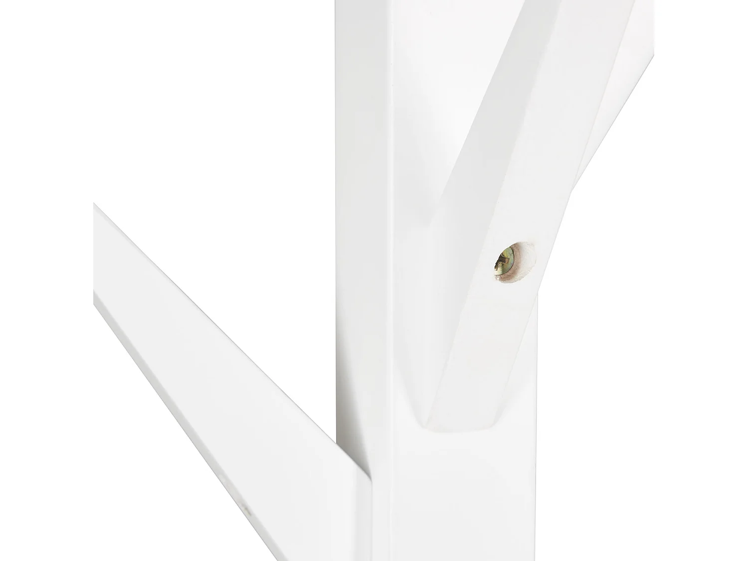 Kapstok 179x40x40 cm wit