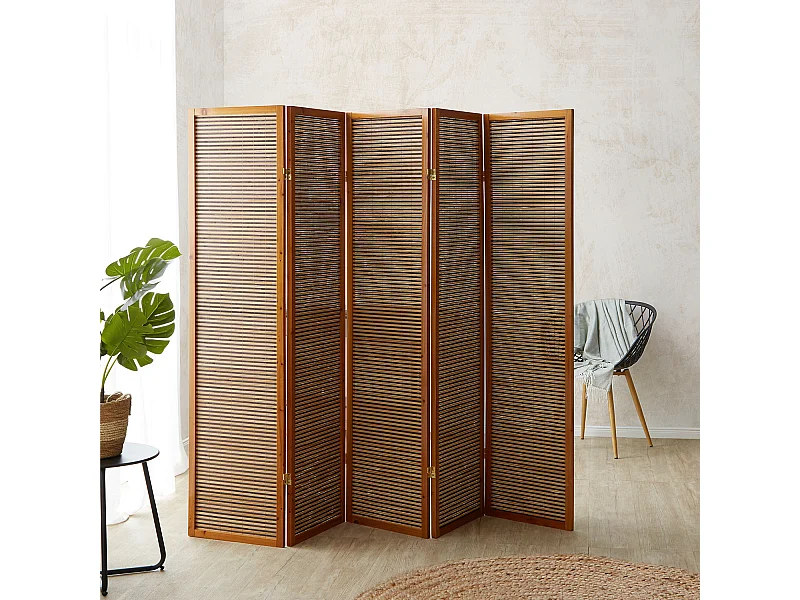 Kamerscheiding 220x2,2x175 cm bruin