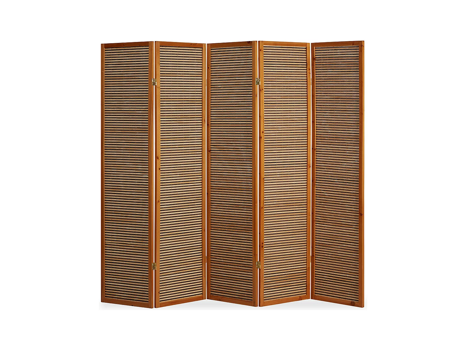 Paravent 220x2,2x175 cm marron