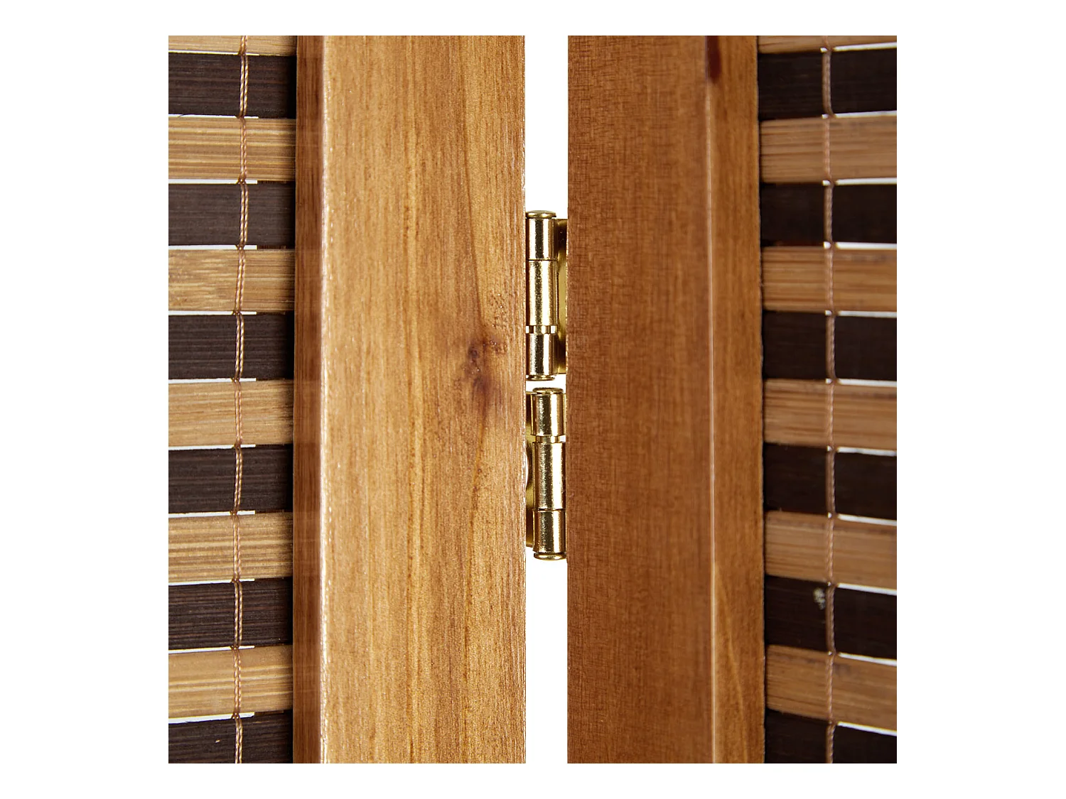 Paravent 220x2,2x175 cm marron