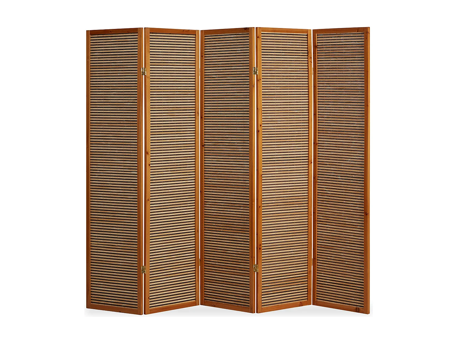 Przegroda pokojowa 220x2,2x175 cm brązowa