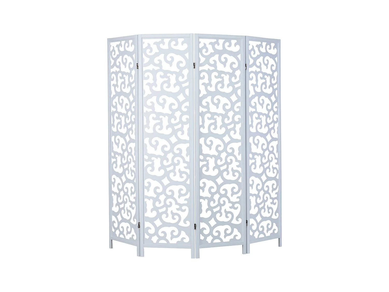 Paravent 175x173x2,2 cm blanc Shoji