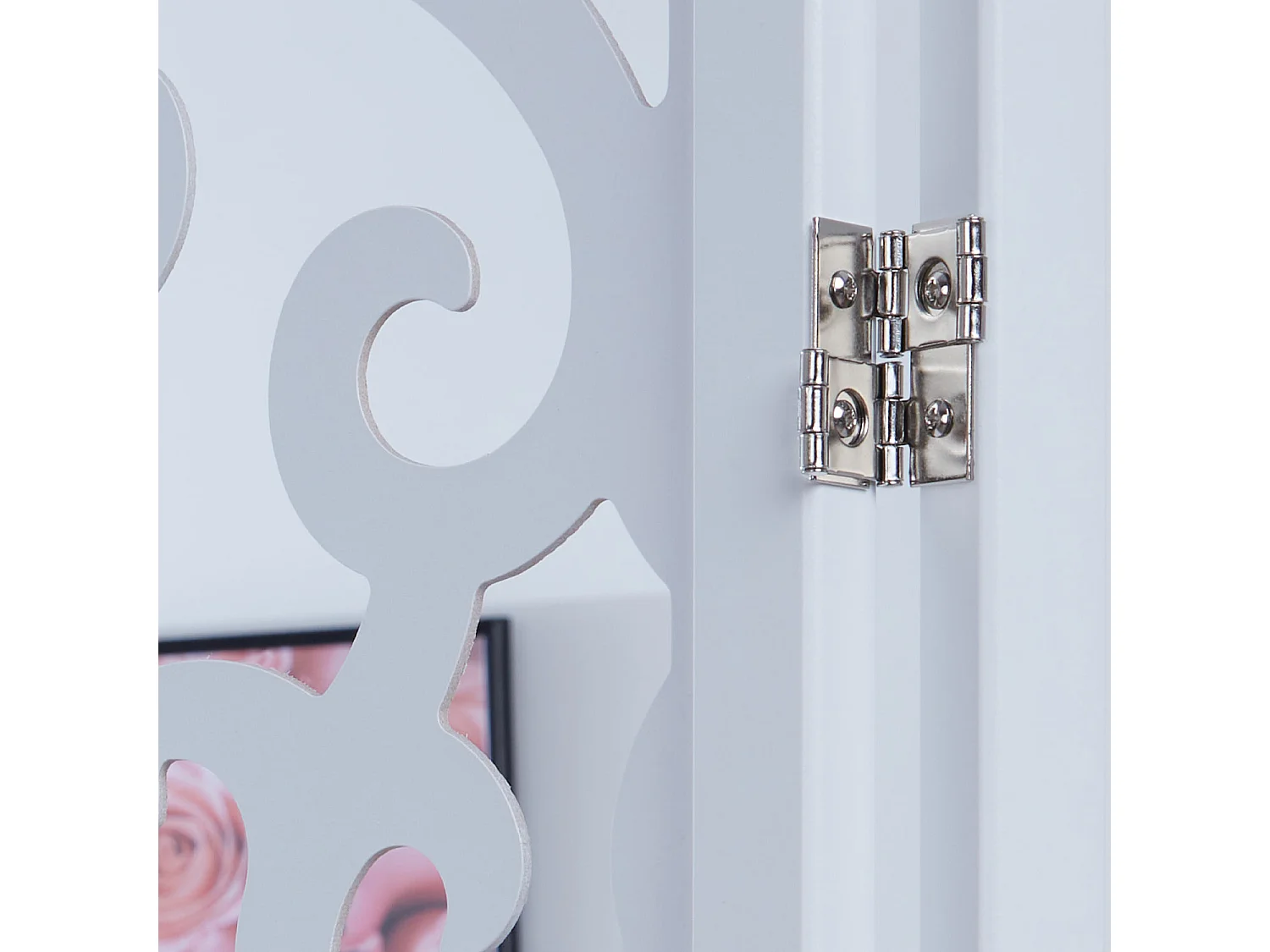 Divisorio per ambienti 175x173x2,2 cm bianco Shoji