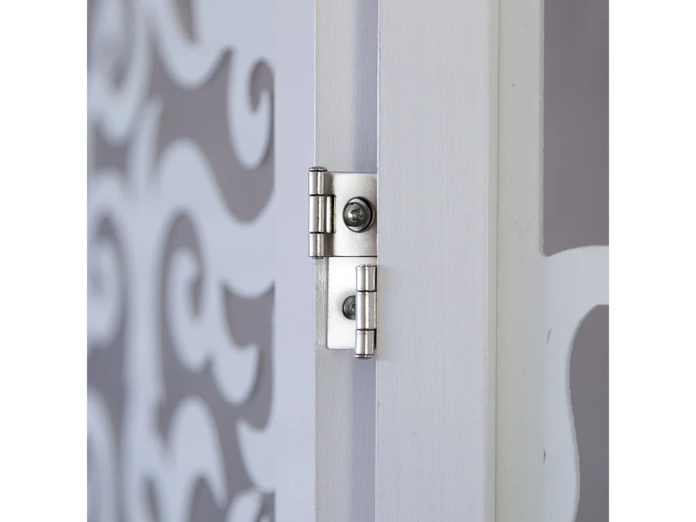 Divisorio per ambienti 175x173x2,2 cm bianco Shoji