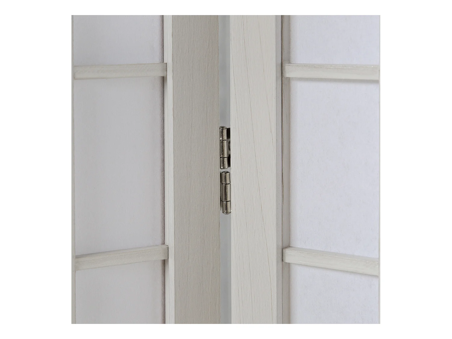 Paravent 176x2,2x175 cm blanc Shoji