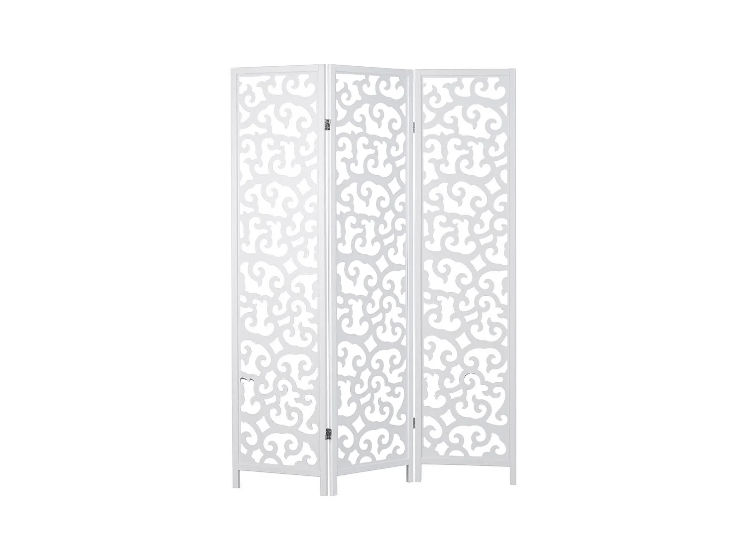 Paravent 130x2,2x175 cm blanc Shoji