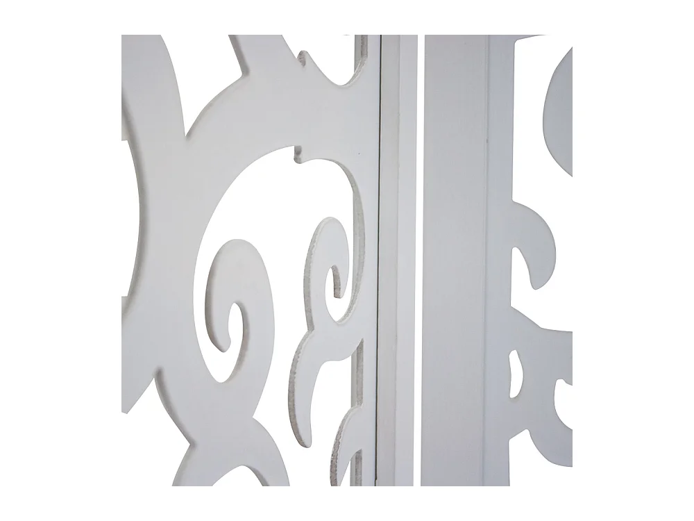 Paravent 130x2,2x175 cm blanc Shoji