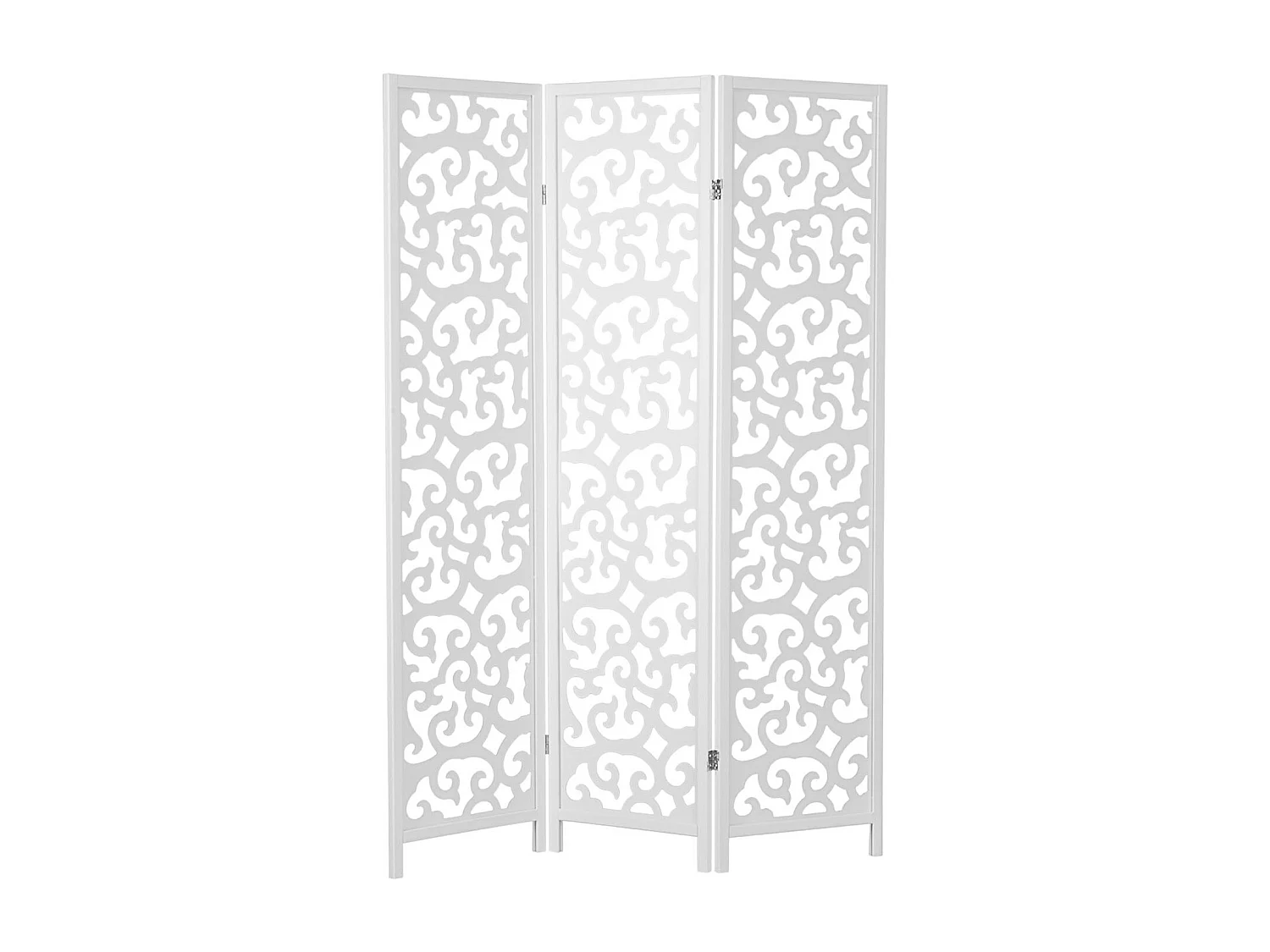 Kamerscherm 130x2,2x175 cm wit Shoji