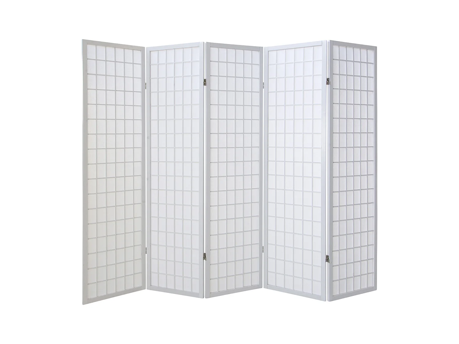 Paravent 175x220x2.2 cm blanc Shoji